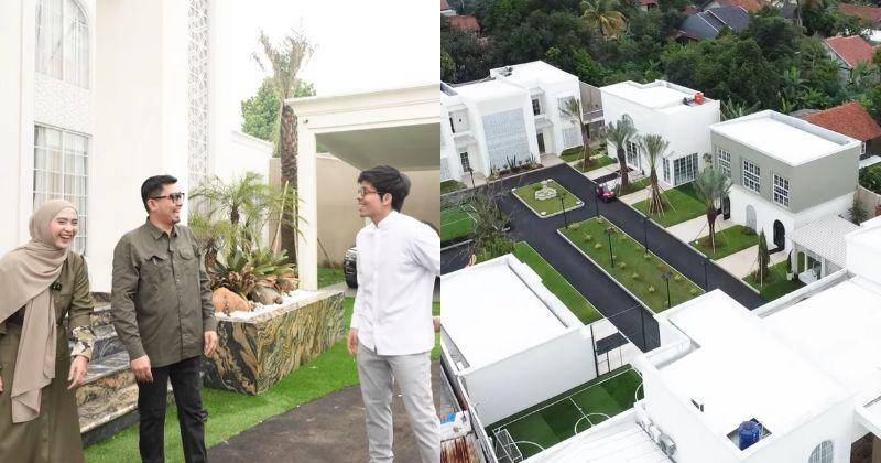 6 Foto Rumah Ustaz Solmed dari Atas Langit, Harga Rp150 Miliar